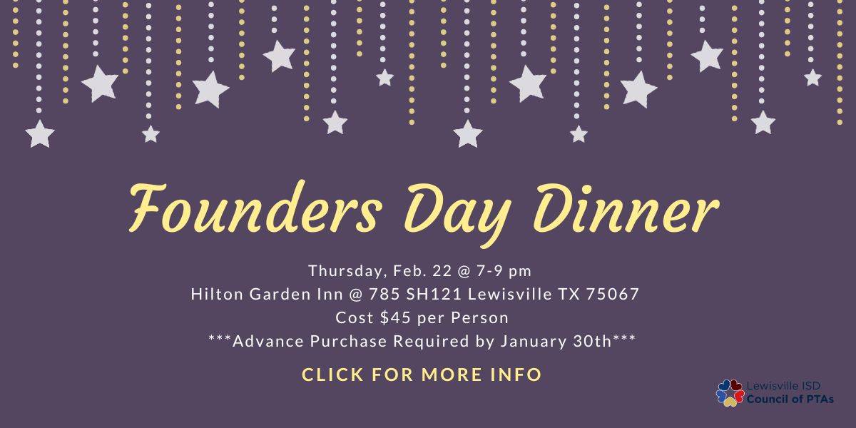 Founders Day Dinner
February 22
Click to Register